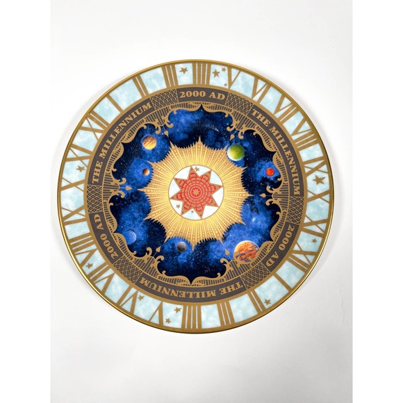 royal worcester Other - Vintage Royal Worcester Porcelain Millennium Collector Plate 2000